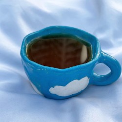 Cloudy Mug&plate