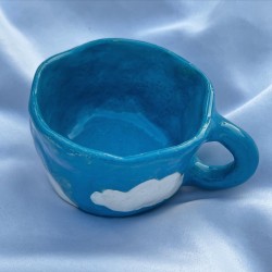 Cloudy Mug&plate